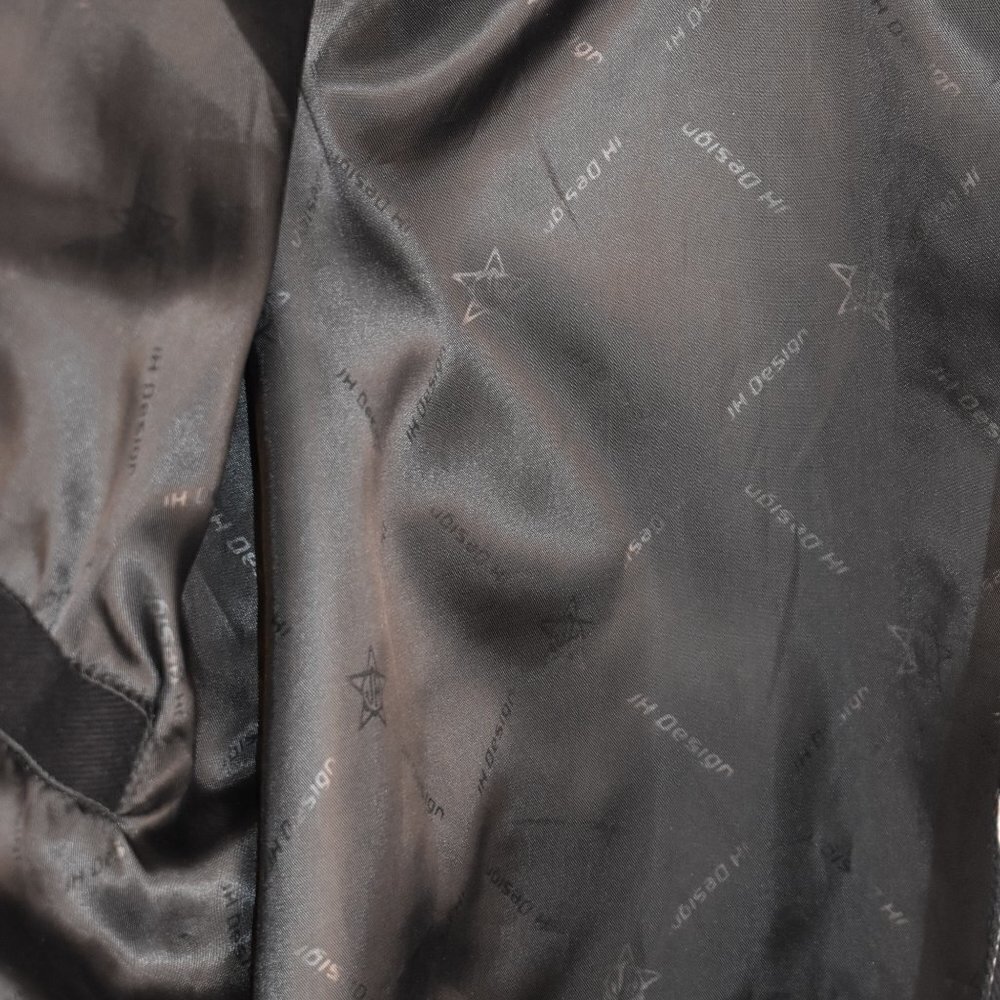 Vintage JH Design Corvette Black Embroidered Jacket Size 3XL Race Car Full Snaps - Picture 12 of 16